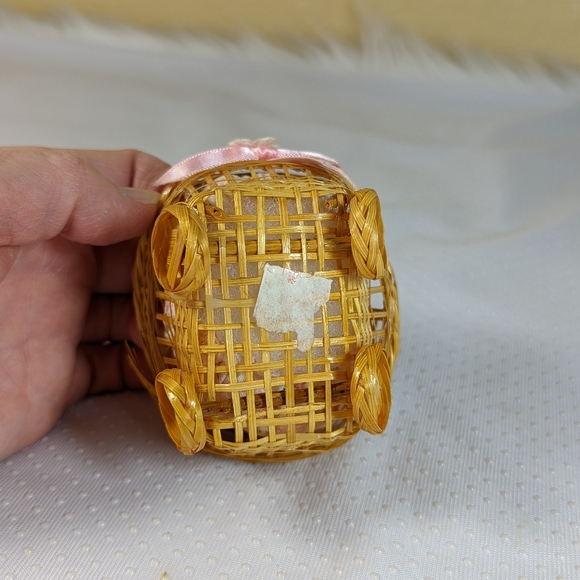 Vintage Miniature Ooak Handmade Nylon Pantyhose Doll And Baby Carriage 3x3.5x2in - Picture 3 of 10